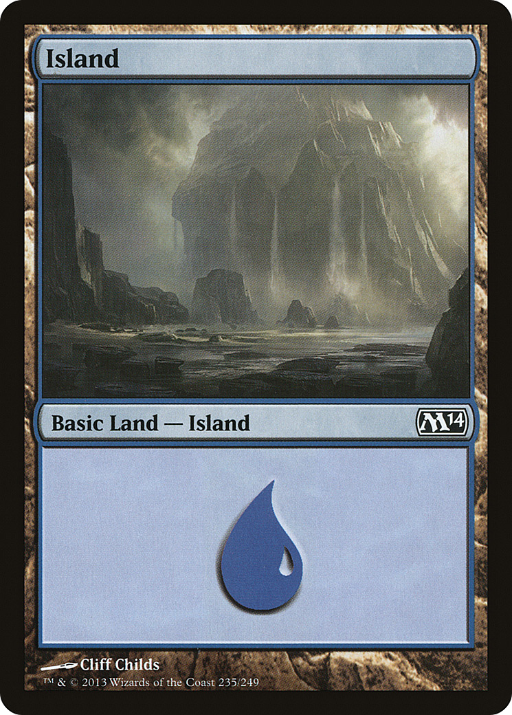 Island (235) Foil - Magic 2014