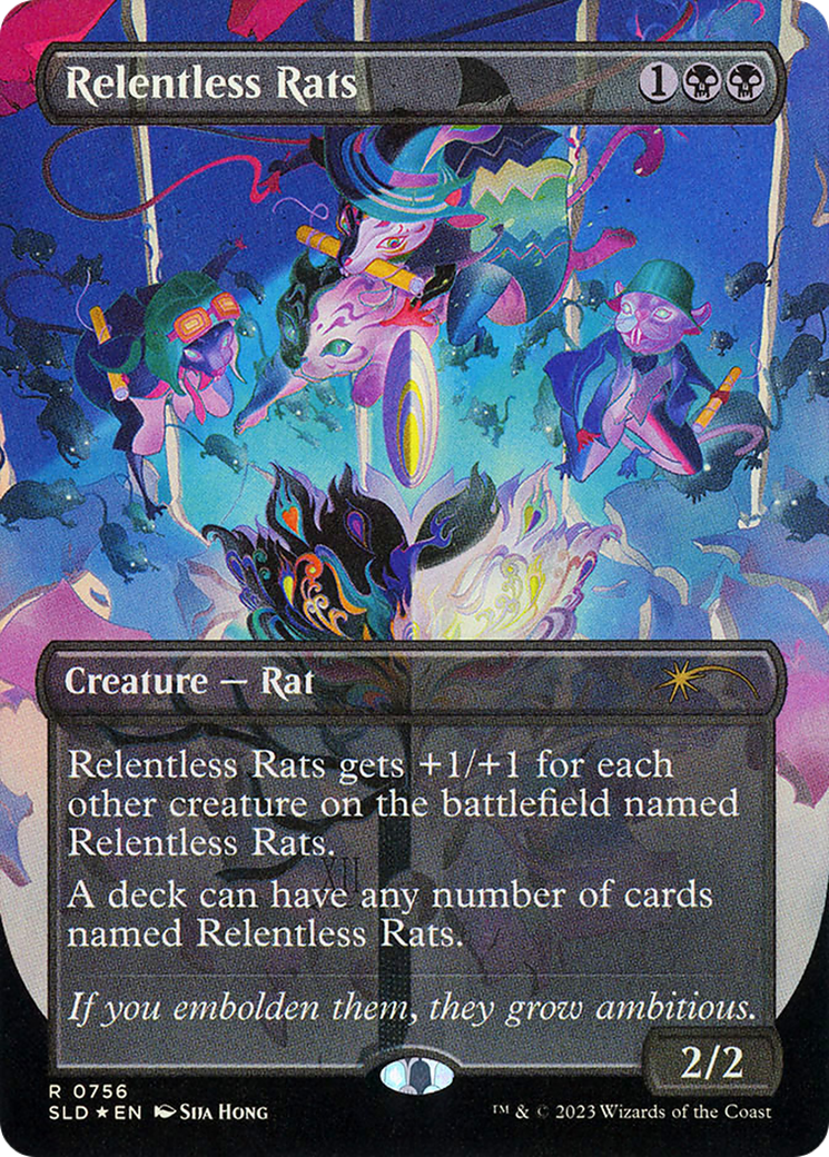 Relentless Rats (756) Foil - Secret Lair Drop