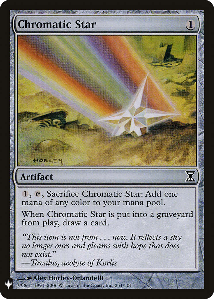 Chromatic Star (TSP-251) - The List