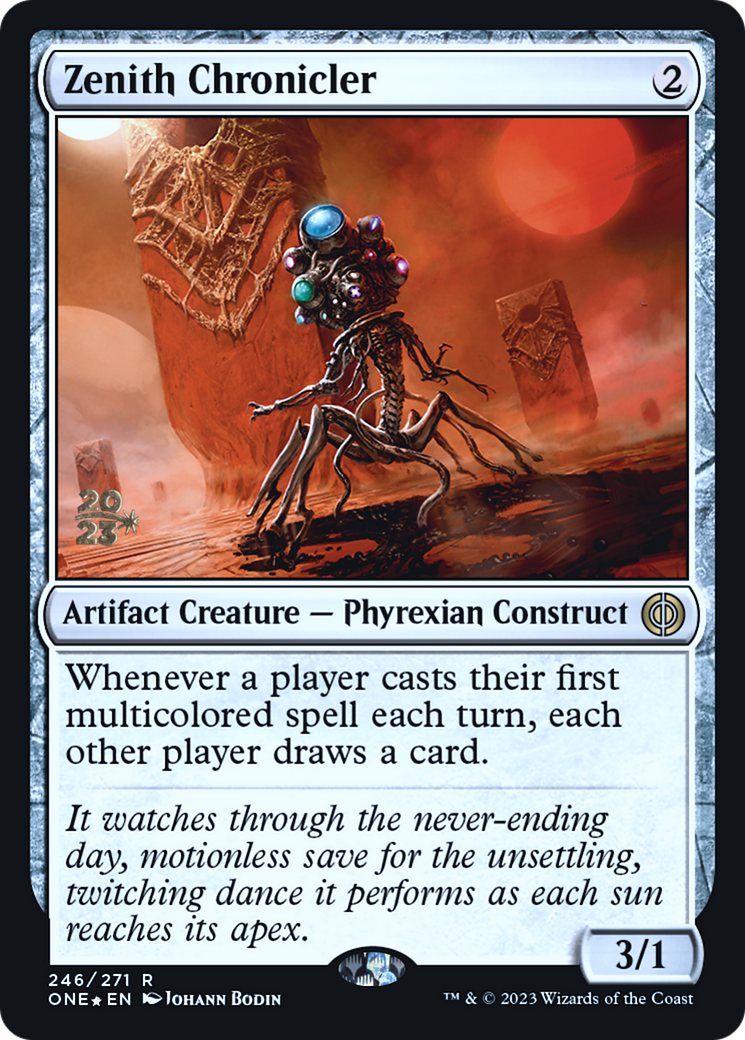 Zenith Chronicler (246s) Foil - Phyrexia: All Will Be One Promos