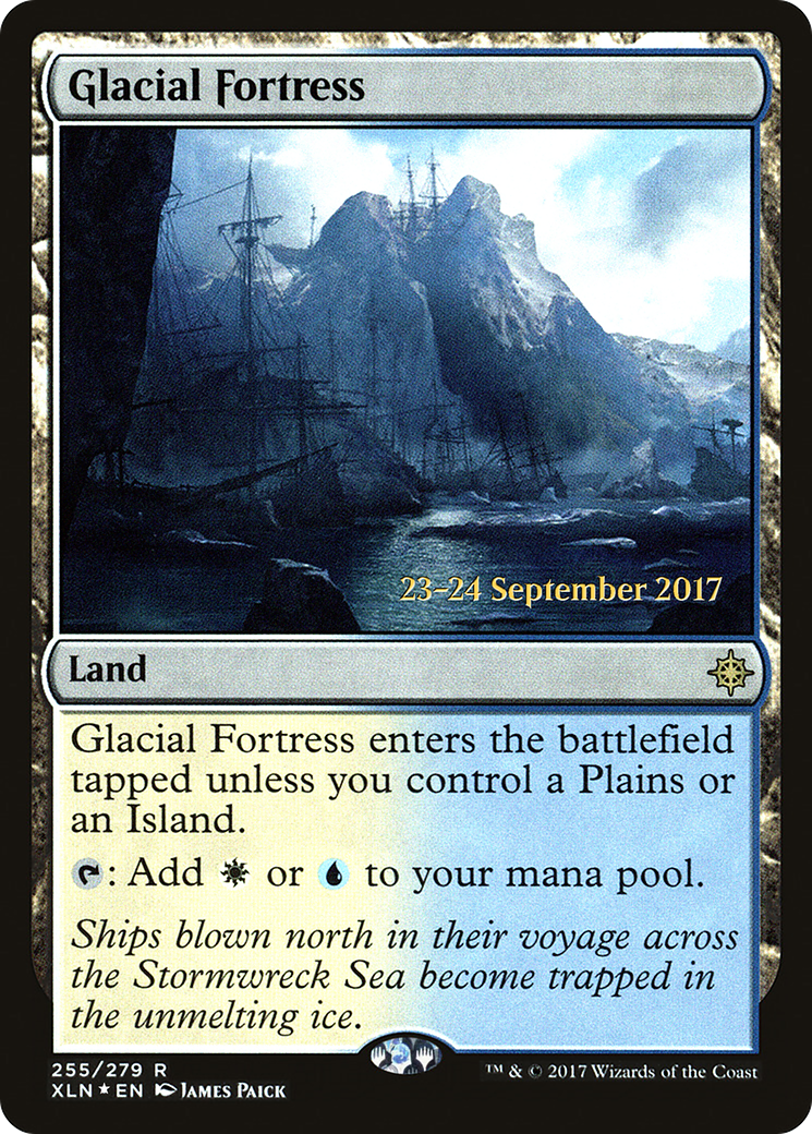 Glacial Fortress (255s) Foil - Ixalan Promos