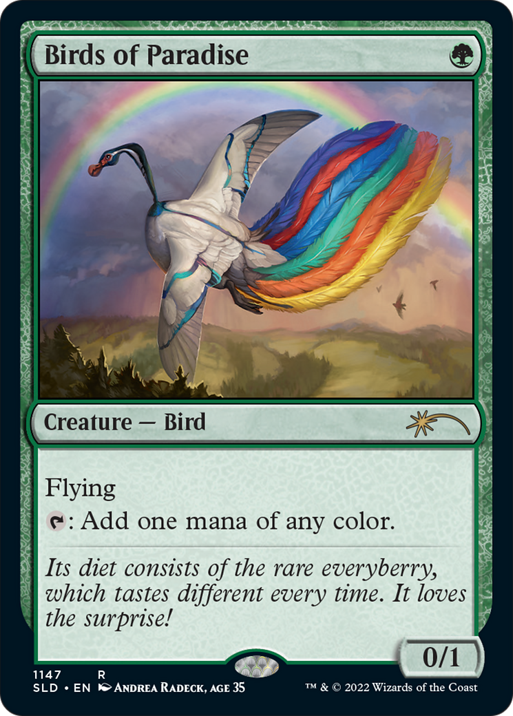 Birds of Paradise (1147) Foil - Secret Lair Drop
