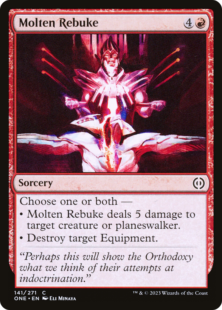Molten Rebuke (141) - Phyrexia: All Will Be One