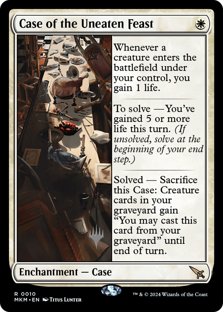 Case of the Uneaten Feast (010) Foil - Murders at Karlov Manor Promos