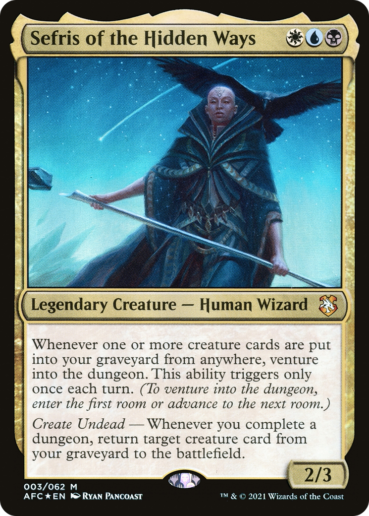 Sefris of the Hidden Ways (003) Foil - Forgotten Realms Commander