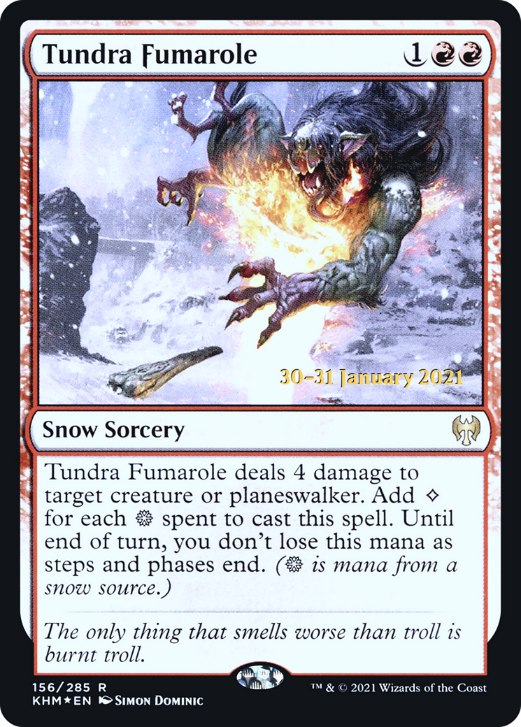 Tundra Fumarole (156) Foil - Kaldheim Promos