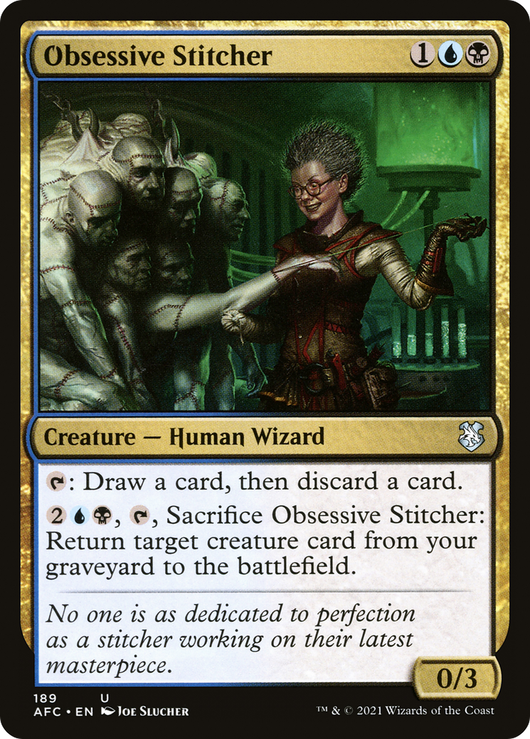 Obsessive Stitcher (189) - Forgotten Realms Commander