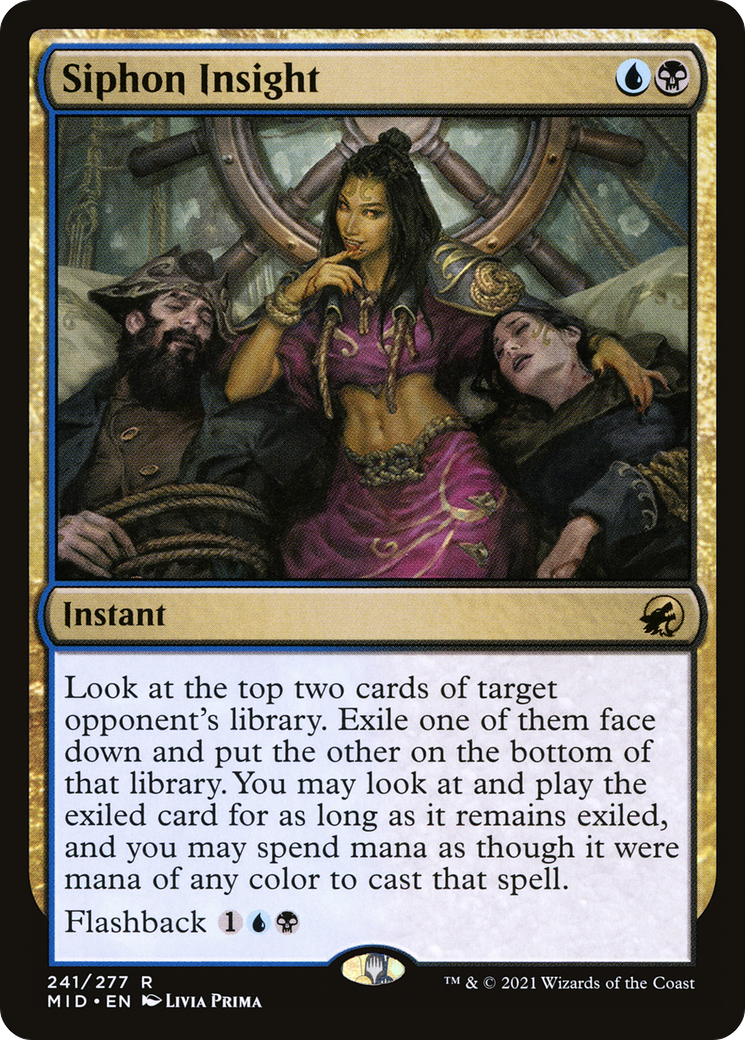 Siphon Insight (241) Foil - Innistrad: Midnight Hunt