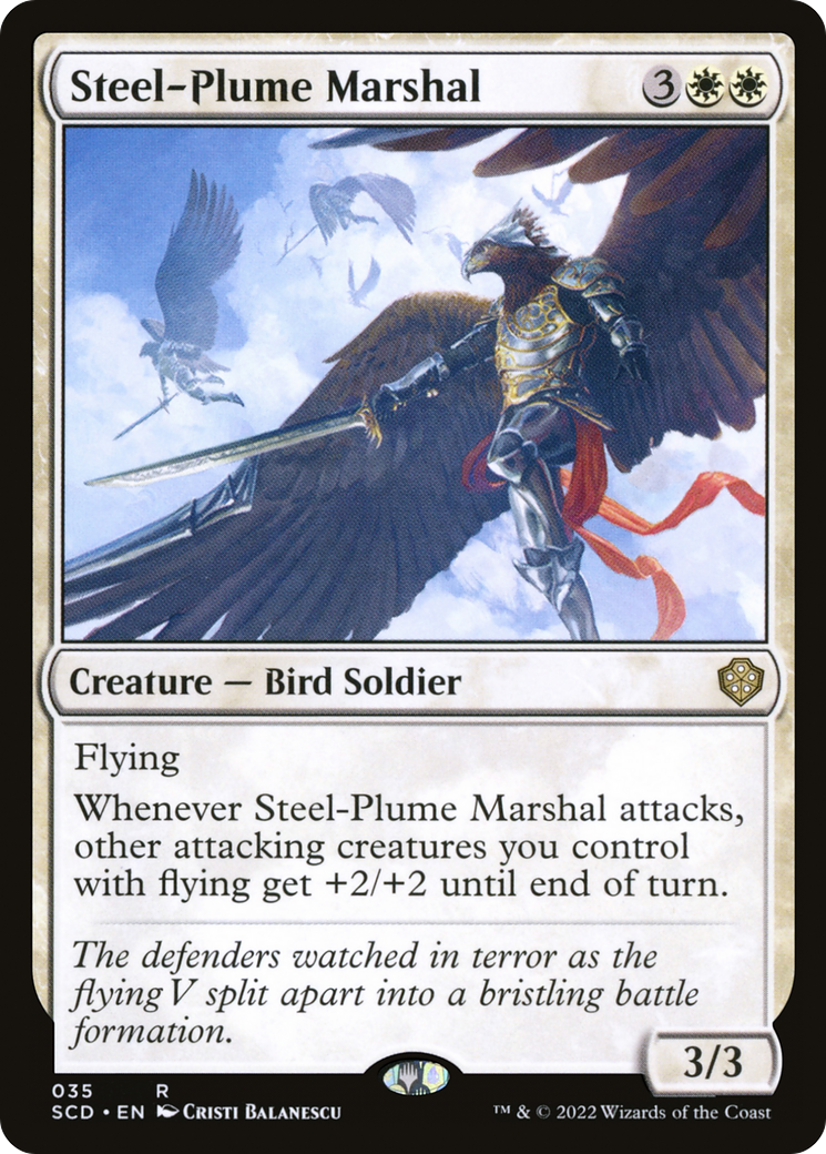 Steel-Plume Marshal (035) - Starter Commander Decks