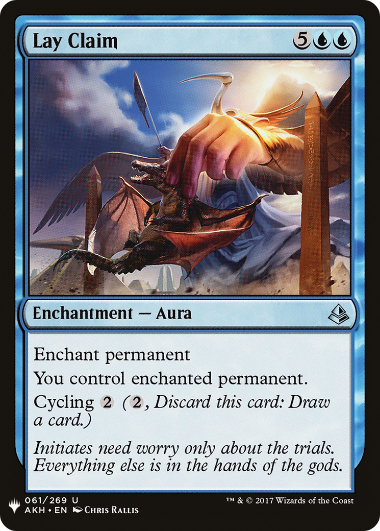 Lay Claim (AKH-61) - The List