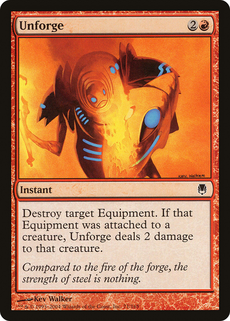 Unforge (071) Foil - Darksteel