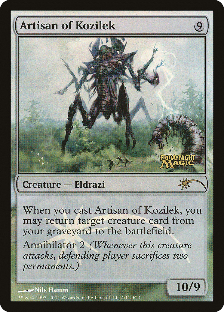 Artisan of Kozilek (004) Foil - Friday Night Magic 2011
