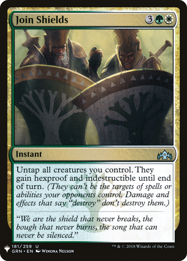 Join Shields (GRN-181) - The List