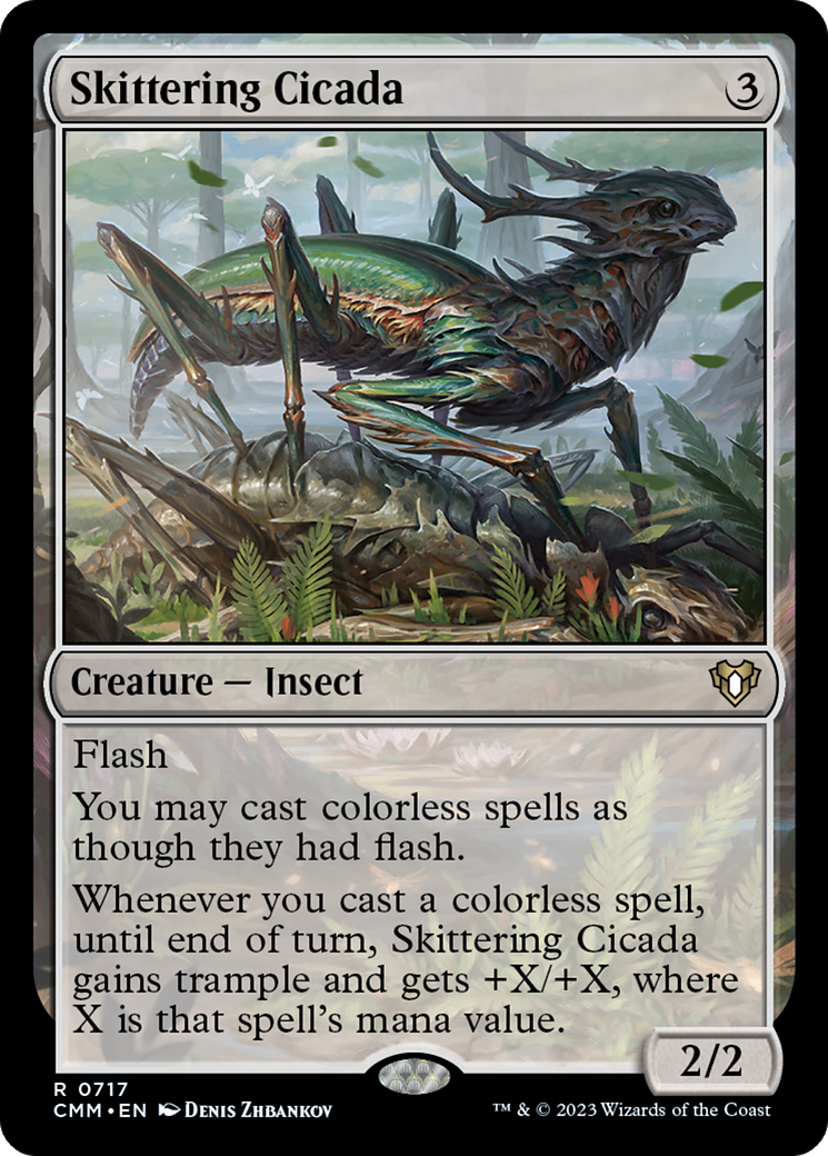 Skittering Cicada (717) - Commander Masters