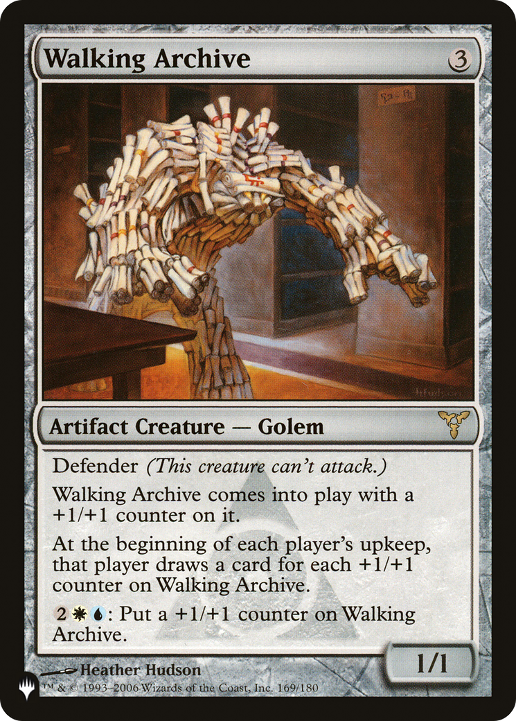 Walking Archive (DIS-169) - The List