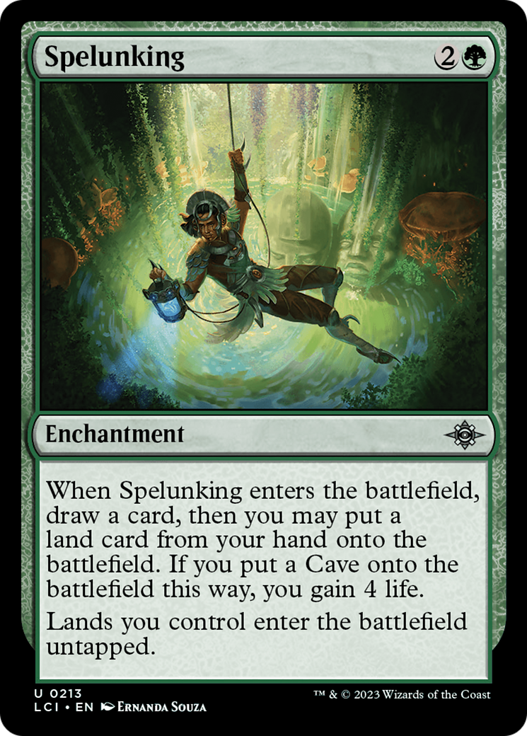 Spelunking (213) Foil - The Lost Caverns of Ixalan