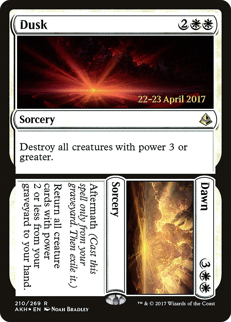 Dusk // Dawn (210s) Foil - Amonkhet Promos