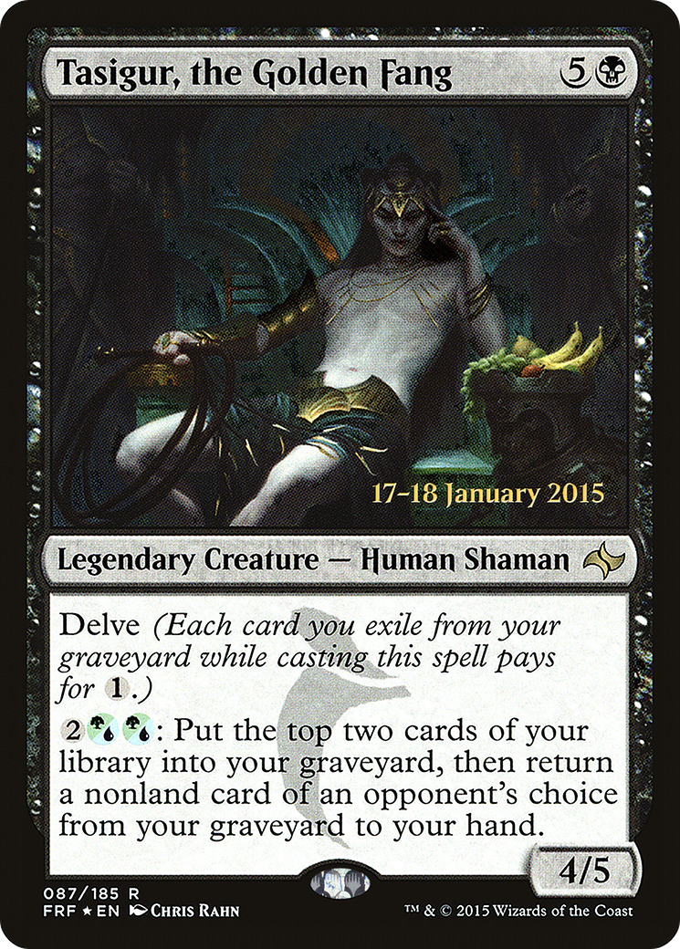 Tasigur, the Golden Fang (087) Foil - Fate Reforged Promos