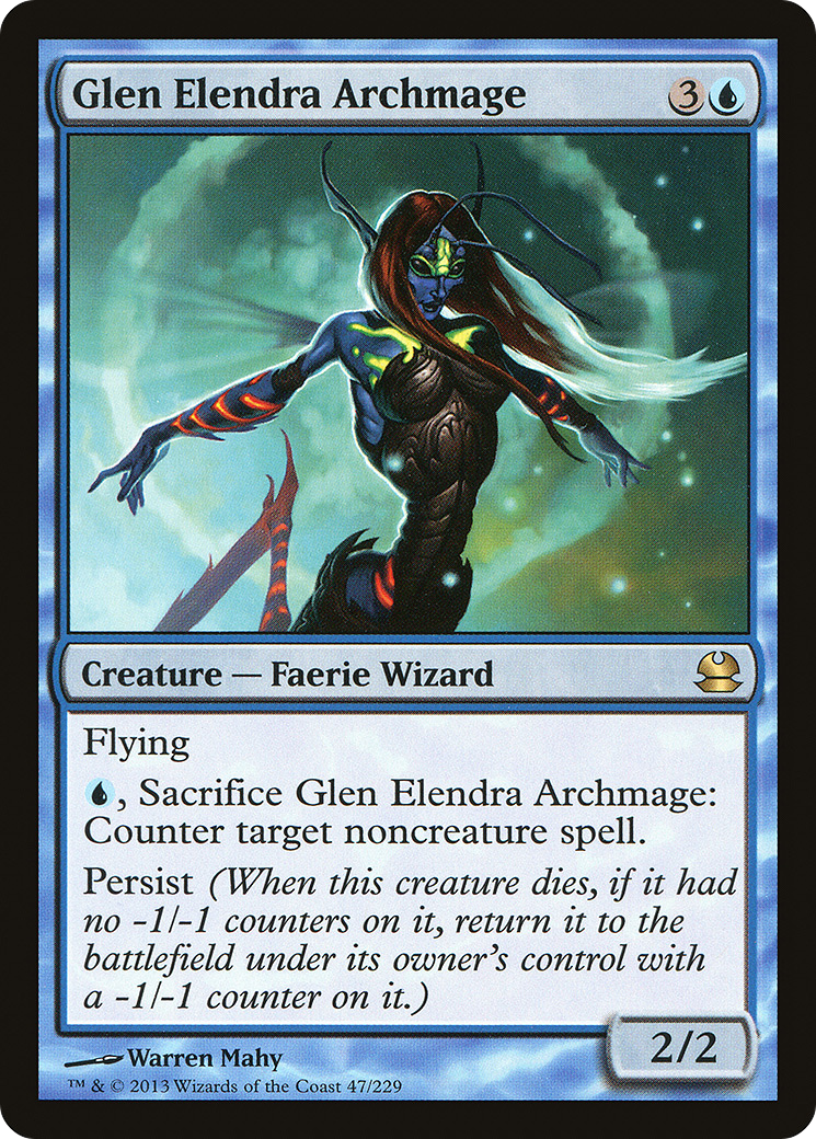 Glen Elendra Archmage (047) Foil - Modern Masters