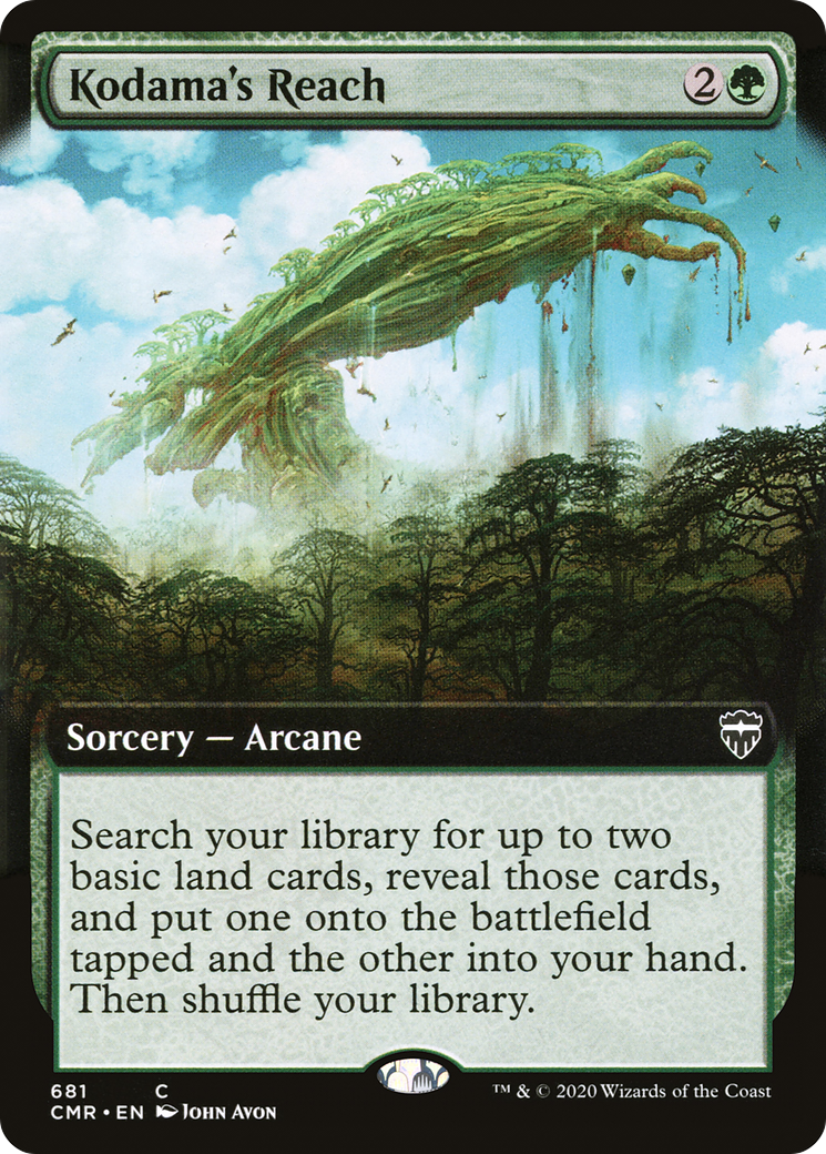 Kodama's Reach (Extended Art) (681) - Commander Legends