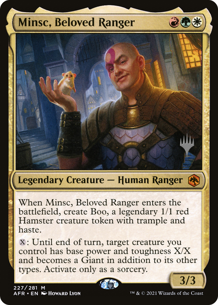 Minsc, Beloved Ranger (227) - Adventures in the Forgotten Realms Promos