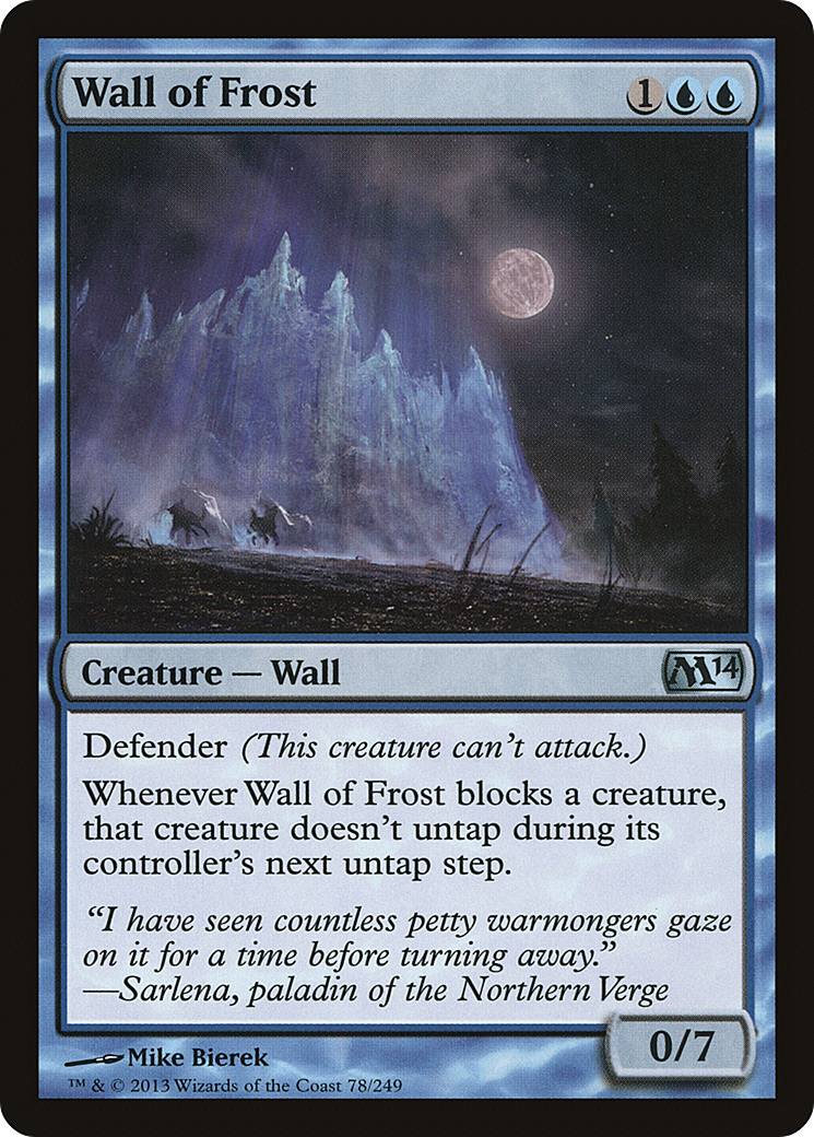 Wall of Frost (078) - Magic 2014