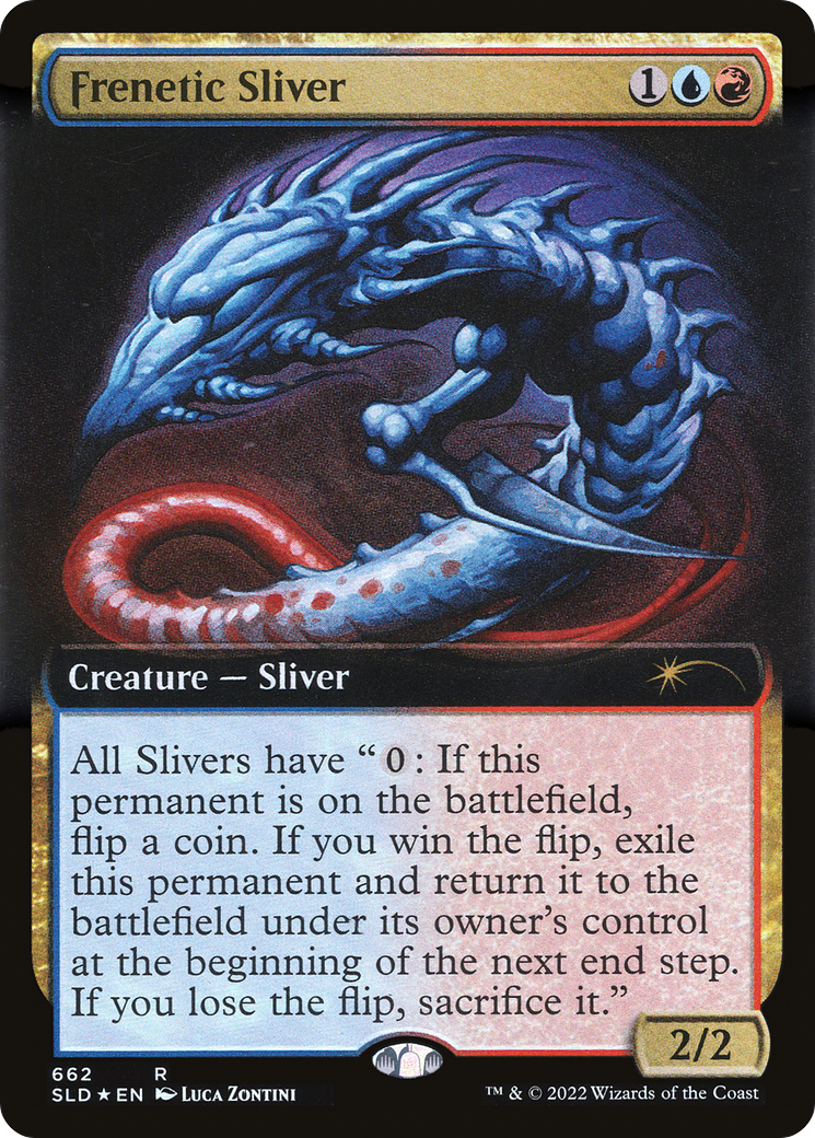 Frenetic Sliver (Extended Art) (662) Foil - Secret Lair Drop