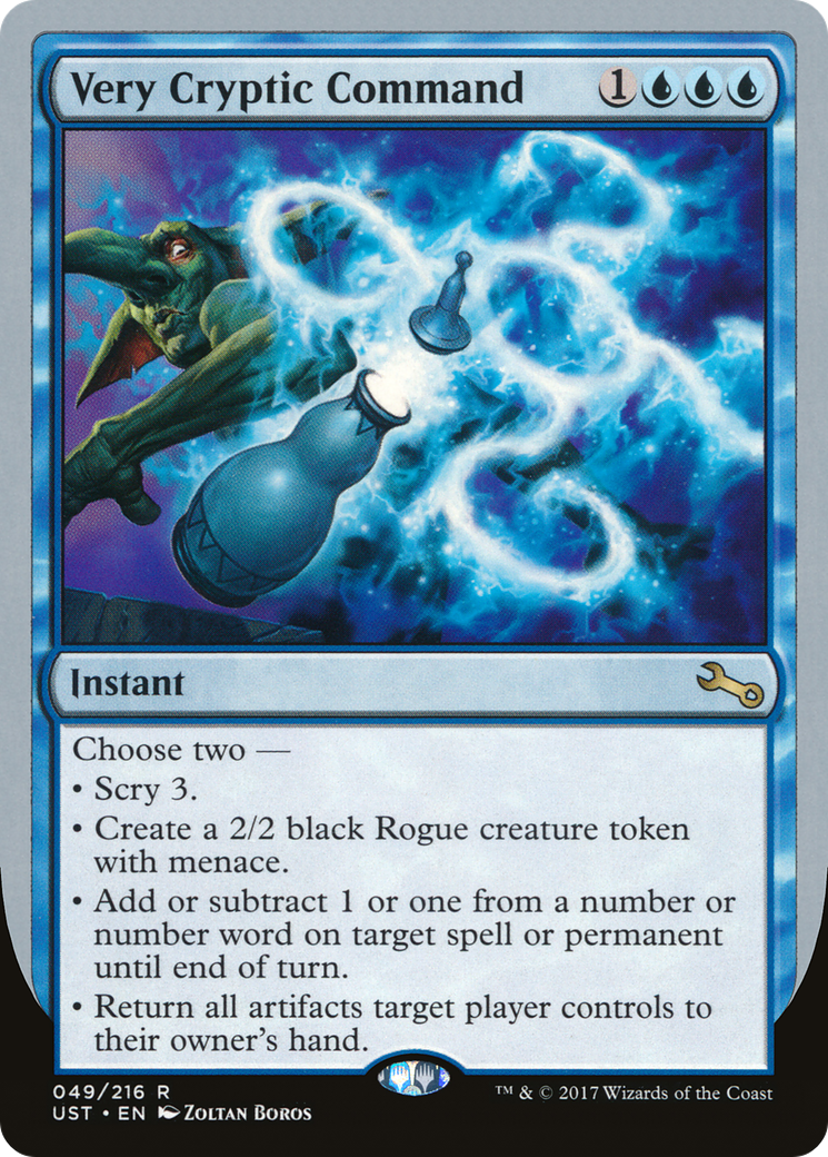 Very Cryptic Command (49f) - Unstable