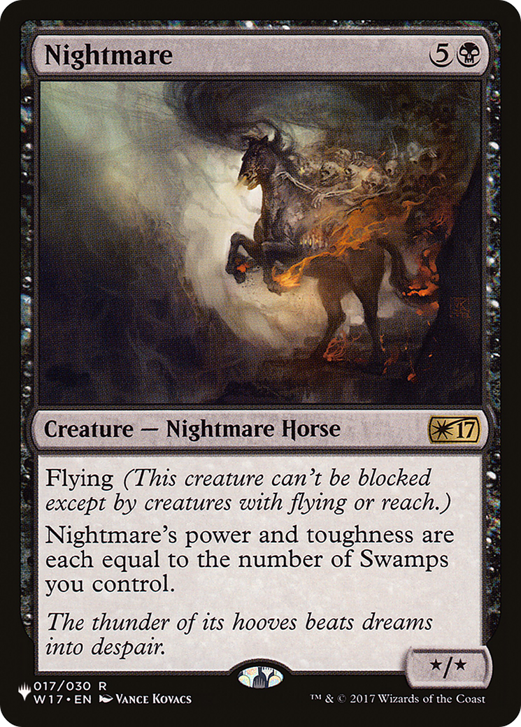 Nightmare (W17-17) - The List