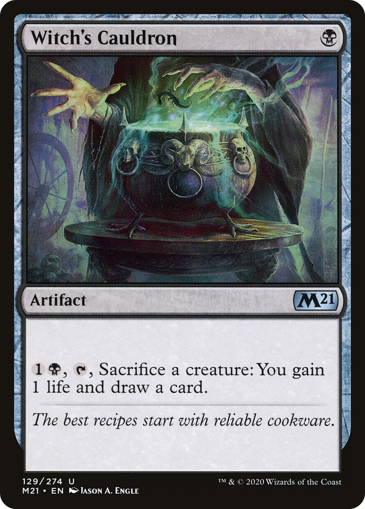 Witch's Cauldron (129) - Core Set 2021