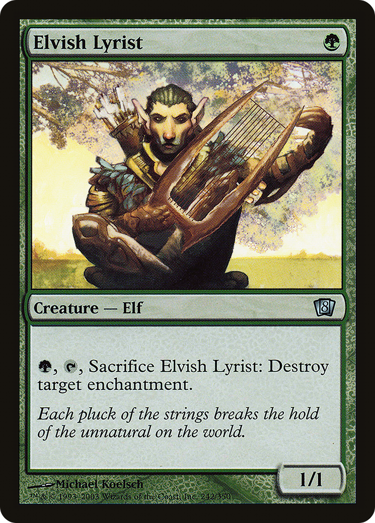 Elvish Lyrist (242) - Eighth Edition