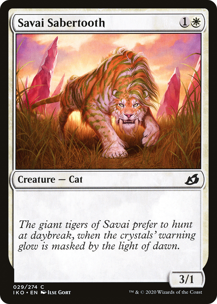 Savai Sabertooth (029) - Ikoria: Lair of Behemoths