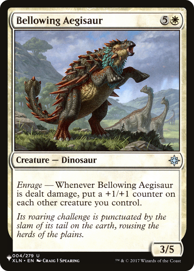 Bellowing Aegisaur (XLN-4) - The List