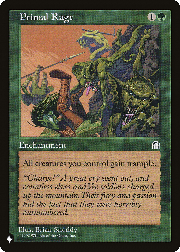 Primal Rage (Retro) (STH-112) - The List