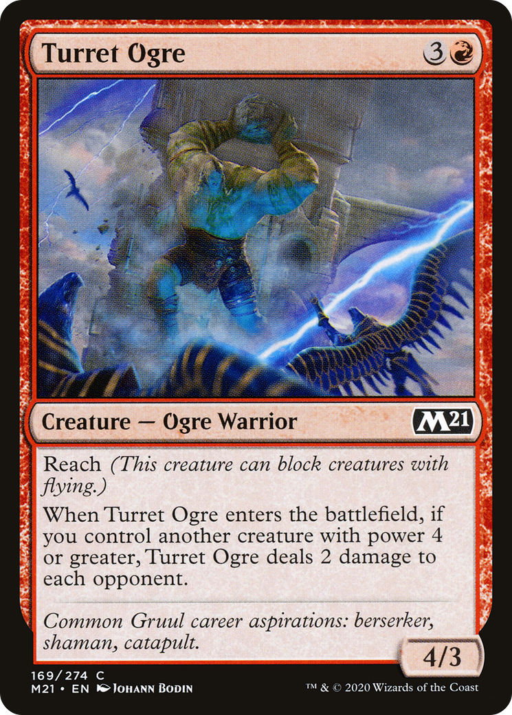 Turret Ogre (169) Foil - Core Set 2021