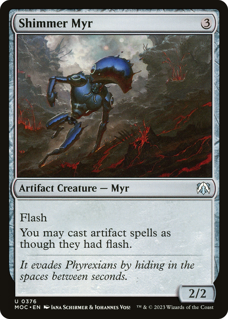 Shimmer Myr (376) - March of the Machine Commander