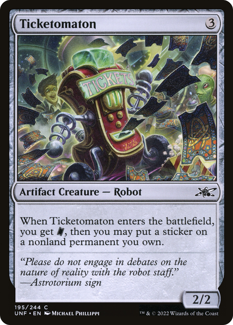 Ticketomaton (195) - Unfinity