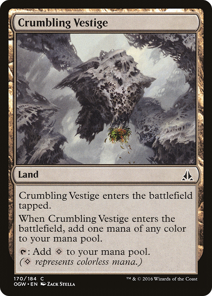Crumbling Vestige (170) Foil - Oath of the Gatewatch