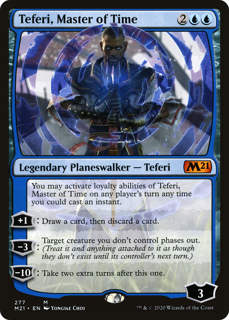 Teferi, Master of Time (277) Foil - Core Set 2021