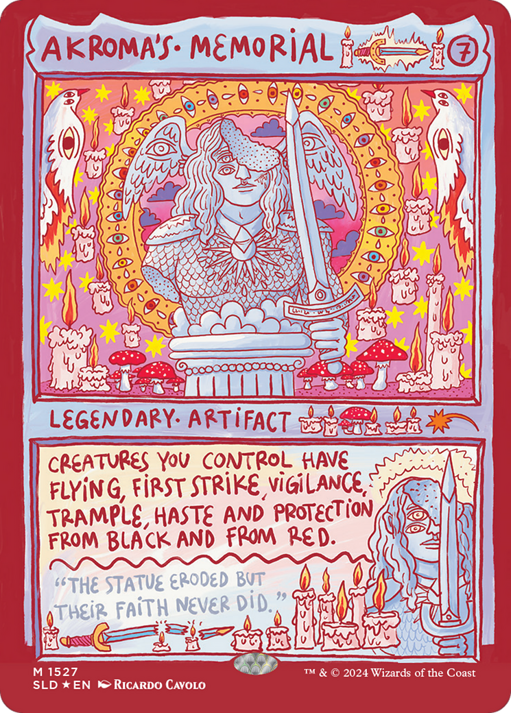 Akroma's Memorial (1527) Rainbow Foil - Secret Lair Drop