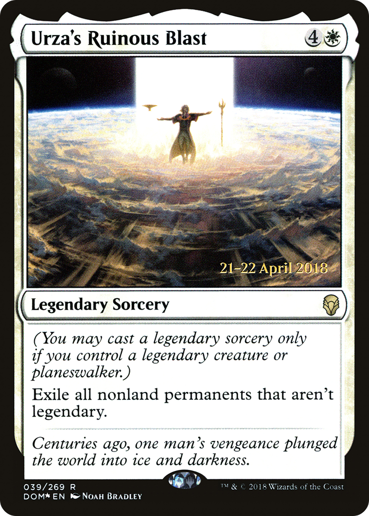 Urza's Ruinous Blast (039) Foil - Dominaria Promos
