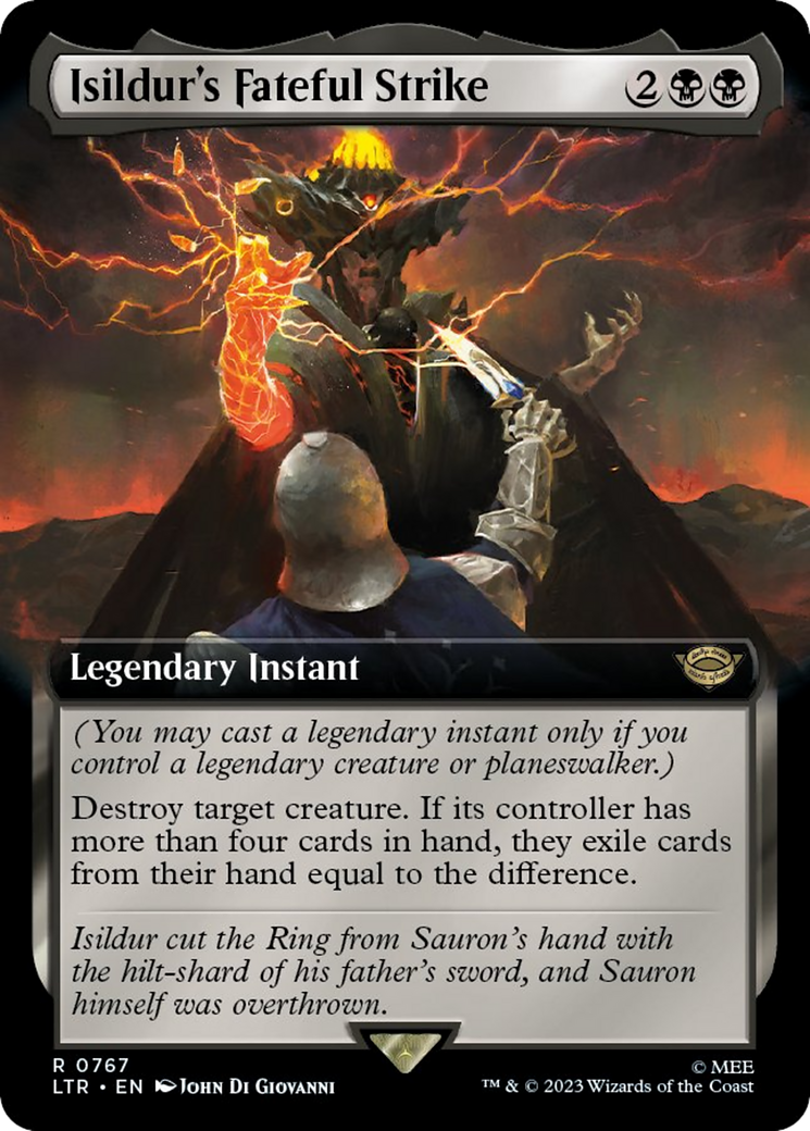 Isildur's Fateful Strike (Extended Art) (Surge Foil) (767) Foil - The Lord of the Rings: Tales of Middle-earth