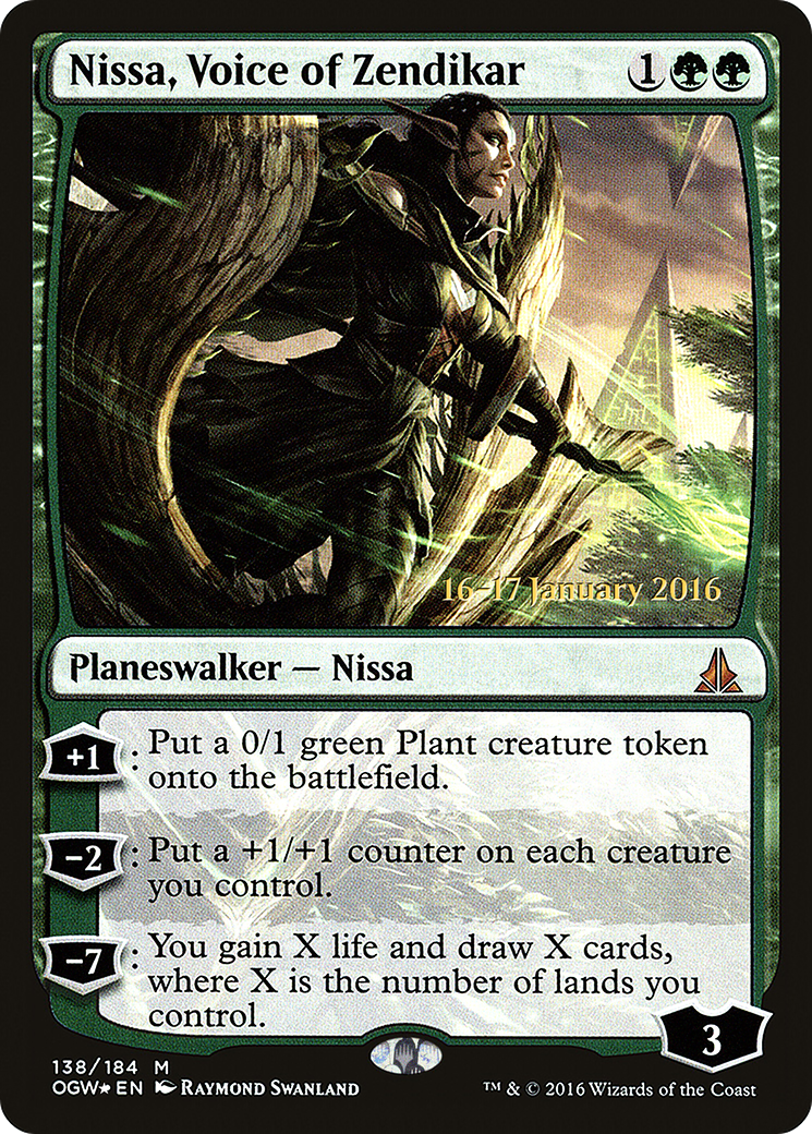 Nissa, Voice of Zendikar (138) Foil - Oath of the Gatewatch Promos
