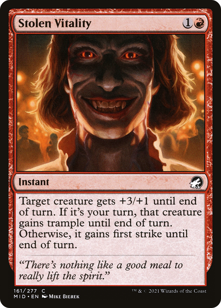 Stolen Vitality (161) Foil - Innistrad: Midnight Hunt
