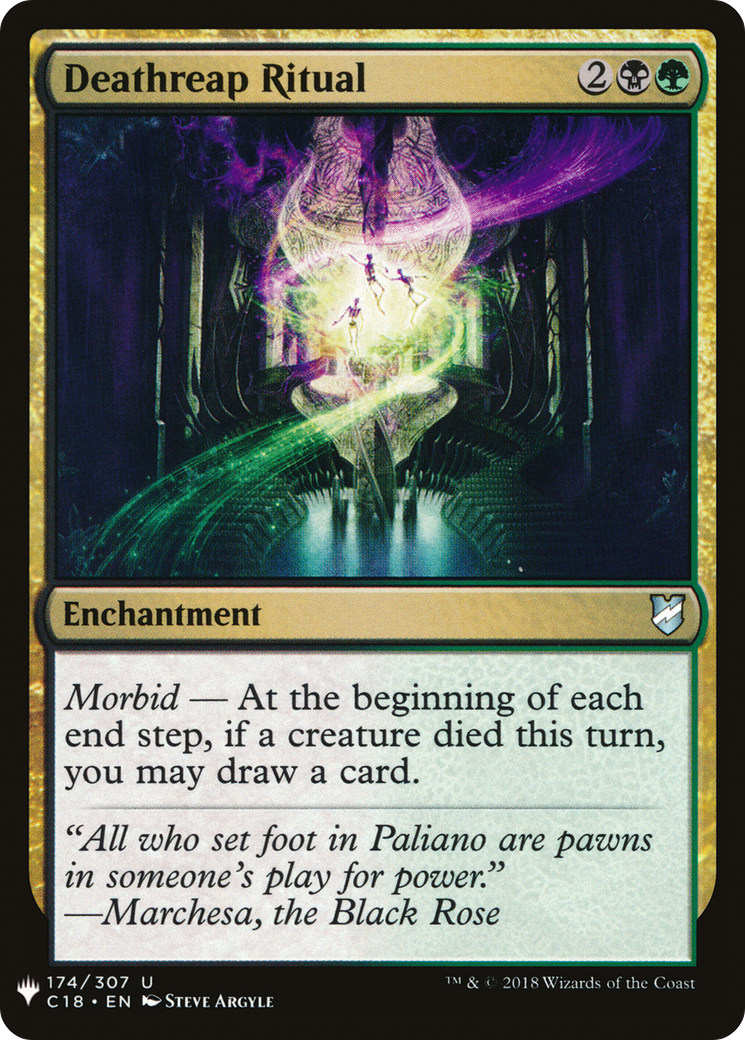 Deathreap Ritual (C18-174) - The List