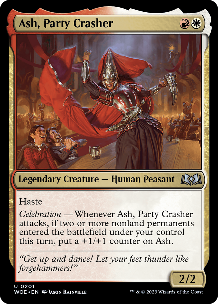 Ash, Party Crasher (201) Foil - Wilds of Eldraine
