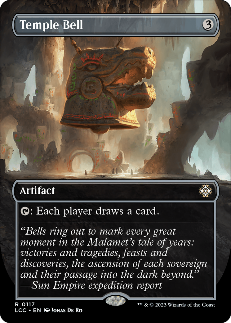 Temple Bell (Borderless) (117) - The Lost Caverns of Ixalan Commander