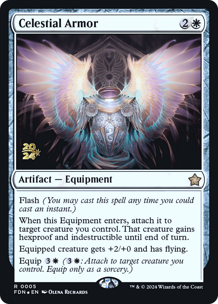 Celestial Armor (005) Foil - Foundations Promos