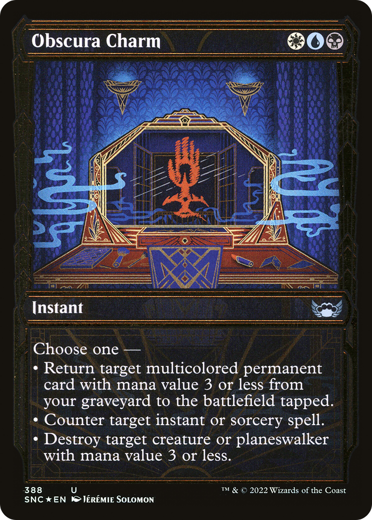 Obscura Charm (Gilded Foil) (388) Foil - Streets of New Capenna
