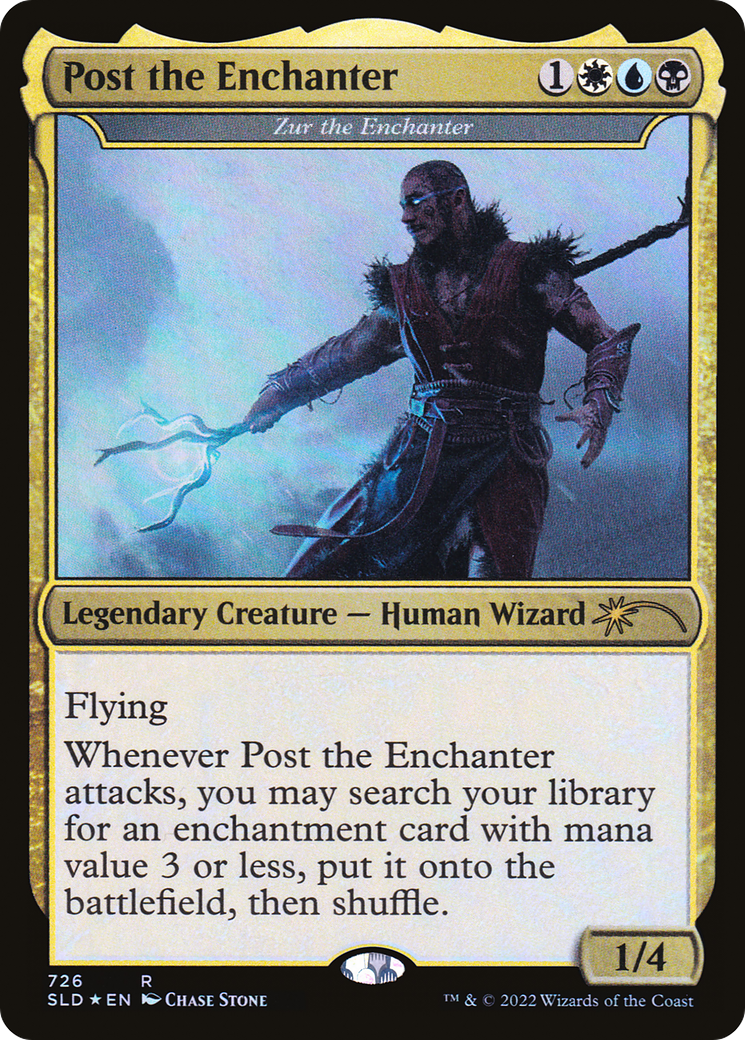 Post the Enchanter – Zur the Enchanter (726) Foil - Secret Lair Drop